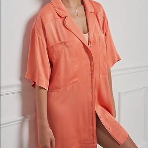 Anthropologie Silk pajama top